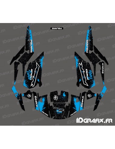 Kit de decoración de Spotof Edición (Azul)- IDgrafix - Polaris RZR 1000 Turbo