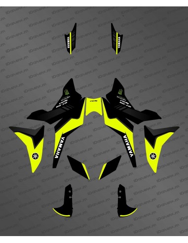 Kit de decoració FLUORESCENT Groc GP d'edició - Yamaha MT-09 Traçadors -idgrafix