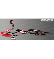 Kit décoration DC Usa Rouge pour Seadoo RXT 215-255
