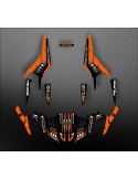 Kit decoration 100% Custom Monster Orange - IDgrafix - Polaris RZR 1000 S/XP