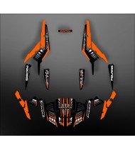 Kit de decoració 100% Personalitzat Monstre de color Taronja IDgrafix - Polaris RZR 1000 S/XP -idgrafix