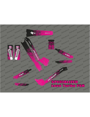 Kit deco LEVO Edizione Completa (Rosa) - Specialized Turbo Levo