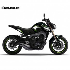 Kit de decoración de Racing green - IDgrafix - Yamaha MT-09 (hasta 2016) -idgrafix
