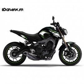 Kit dekor Racing-grün - IDgrafix - Yamaha MT-09 (bis 2016)