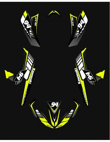 Kit decoration 100% Custom Edition - IDgrafix - Kawasaki KFX 450R