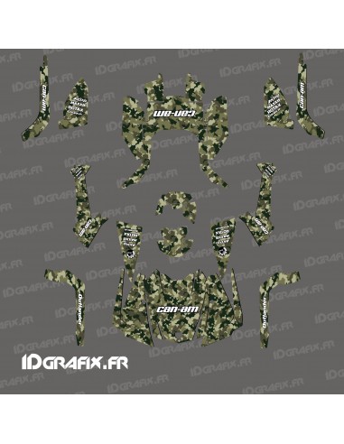 Kit décoration Camo Edition Full (Vert/Marron) - IDgrafix - Can Am Outlander (G2)