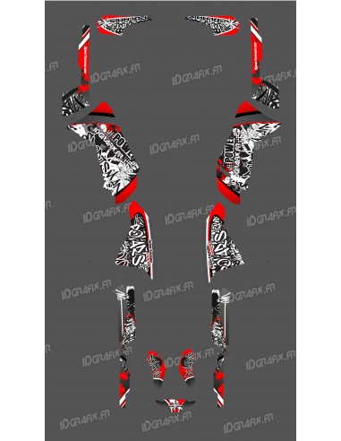 Kit décoration Red Tag Series - IDgrafix - Polaris 500 Sportsman