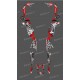Kit décoration Red Tag Series - IDgrafix - Polaris 500 Sportsman-idgrafix