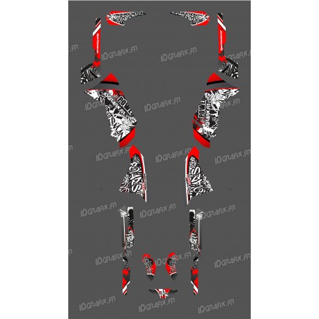 Kit décoration Red Tag Series - IDgrafix - Polaris 500 Sportsman -idgrafix