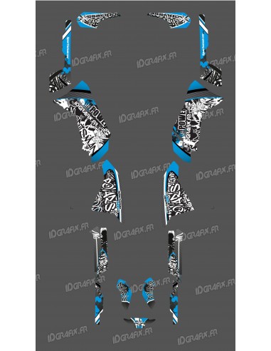Kit décoration Bleu Tag Series - IDgrafix - Polaris 500 Sportsman