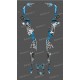 Kit décoration Bleu Tag Series - IDgrafix - Polaris 500 Sportsman-idgrafix