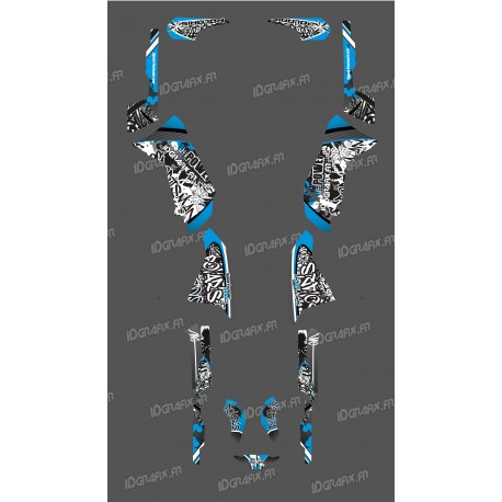 Kit décoration Bleu Tag Series - IDgrafix - Polaris 500 Sportsman -idgrafix