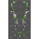 Kit décoration Vert Tag Series - IDgrafix - Polaris 500 Sportsman-idgrafix