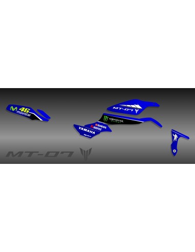 Kit decoración serie GP (azul) - IDgrafix - Yamaha MT-07