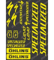 Bordo Adesivo 21x30, spillato (Giallo Fluo) - Specializzato / Ohlins