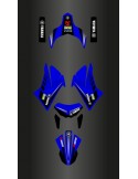 Kit deco Curses de color Blau per a Yamaha XT 660 (després 2007)