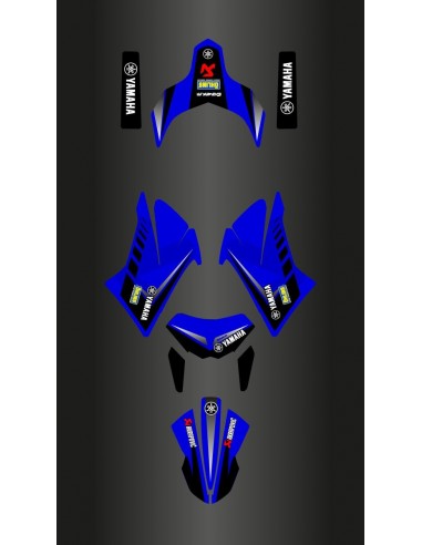 Kit deco Curses de color Blau per a Yamaha XT 660 (després 2007) -idgrafix