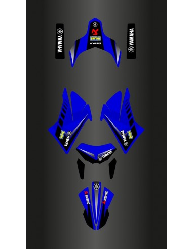 Kit deco Curses de color Blau per a Yamaha XT 660 (després 2007) -idgrafix