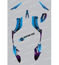Kit decoration Snake Blue - IDgrafix - Yamaha 250 Raptor