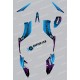 Kit de decoració Serp Blava - IDgrafix - Yamaha 250 Rapinyaire