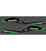 Kit decorazione Replica di Fabbrica (Nero/Verde) per Kawasaki SXR 800