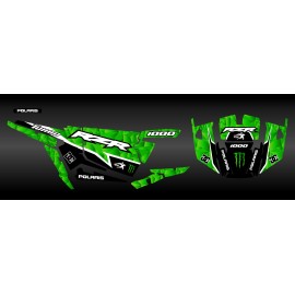 Kit de decoración de XP1K3 Edición (Verde)- IDgrafix - Polaris RZR 1000 Turbo -idgrafix