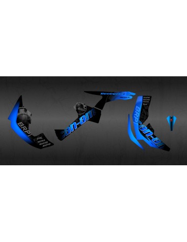 Kit de decoración de BRP Azul Edición Completa (Azul) - IDgrafix - Can Am Renegade
