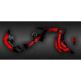 Kit dekor BRP-Red Edition-Full (Rot) - IDgrafix - Can Am Renegade