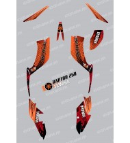 Kit decoration Snake Orange - IDgrafix - Yamaha 250 Raptor