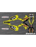 Kit decoration Honda Lucas Oil Yellow-Replica - Honda CR/CRF 125-250-450