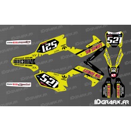Kit decoration Honda Lucas Oil Yellow-Replica - Honda CR/CRF 125-250-450 - IDgrafix