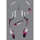 Kit dekor-Snake-Rose - IDgrafix - Yamaha 250 Raptor