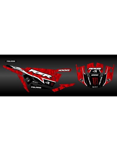 Kit de decoració XP1K3 Edició (Vermell)- IDgrafix - Polaris RZR 1000 Turbo -idgrafix