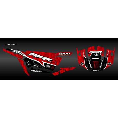 Kit decoration XP1K3 Edition (Red)- IDgrafix - Polaris RZR 1000 Turbo - IDgrafix