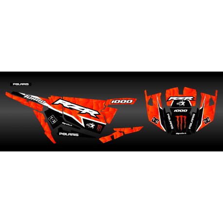 Kit decoration XP1K3 Edition (Orange) - IDgrafix - Polaris RZR 1000 Turbo - IDgrafix