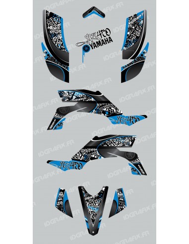 Kit décoration Tag Bleu - IDgrafix - Yamaha YFZ 450