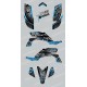 Kit décoration Tag Bleu - IDgrafix - Yamaha YFZ 450 - Idgrafix