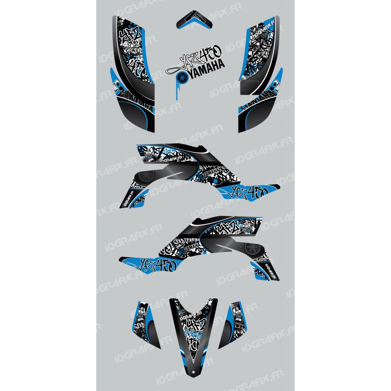 Kit dekor-Tag Blau - IDgrafix - Yamaha YFZ 450