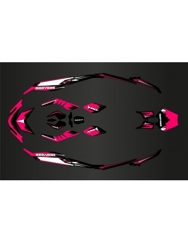 Kit décoration Light Spark Rose pour Seadoo Spark