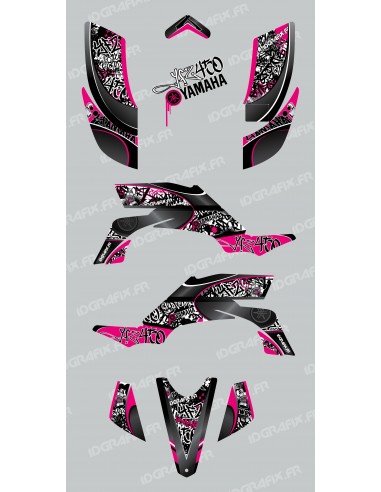 Kit de decoració Etiqueta de color Rosa - IDgrafix - Yamaha YFZ 450 -idgrafix