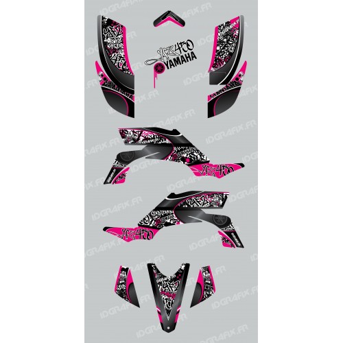 Kit décoration Tag Rose - IDgrafix - Yamaha YFZ 450