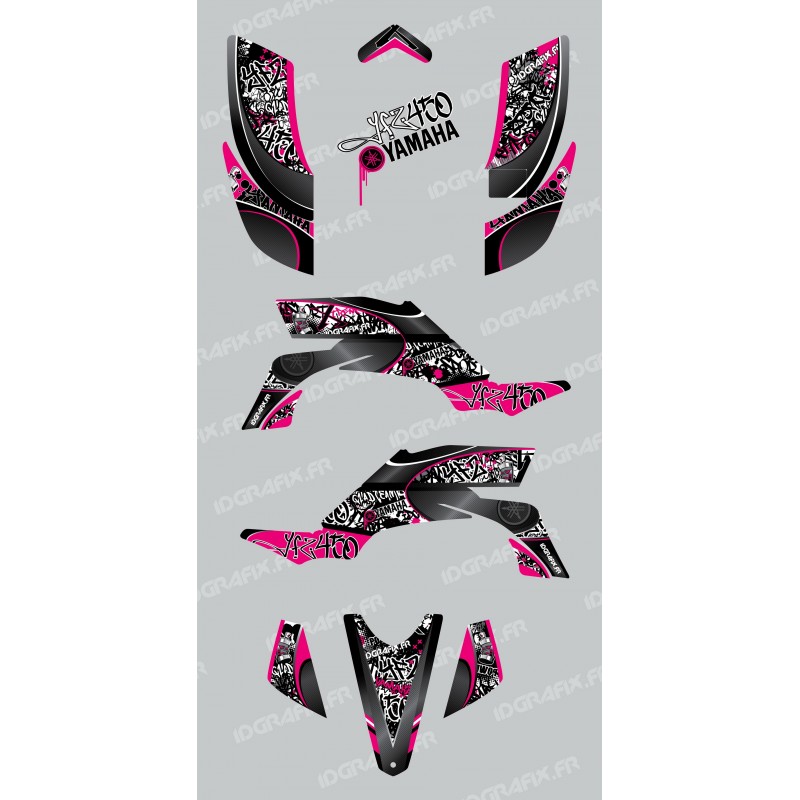 Kit dekor Rosa Tag - IDgrafix - Yamaha YFZ 450 -idgrafix