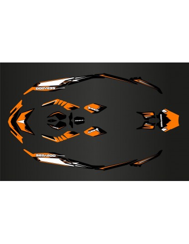 Kit décoration Light Spark Orange pour Seadoo Spark