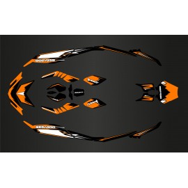 Kit deko-Light Spark Orange für Seadoo Spark -idgrafix