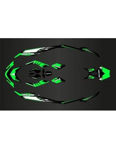 Kit décoration Light Spark Vert pour Seadoo Spark