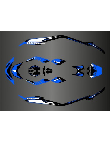 Kit decoration Light Spark Blue for Seadoo Spark