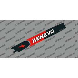 Etiqueta engomada de la protección de la Batería - Kenevo Edición (Rojo) - Specialized Turbo Kenevo -idgrafix