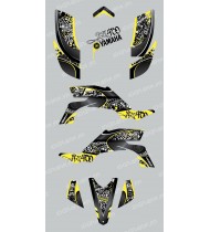 Kit décoration Tag Jaune - IDgrafix - Yamaha YFZ 450