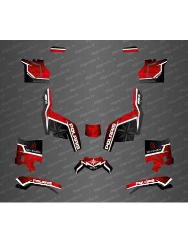 Kit deco lado edición (rojo) - Idgrafix - Polaris Sportsman XP 1000 (después de 2018)