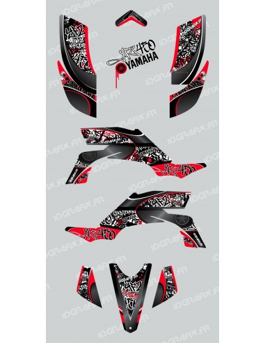 Kit décoration Tag Rouge - IDgrafix - Yamaha YFZ 450